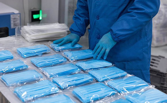 華盛興邦承接的南充蓬安首條醫用口罩生產線即將試生產，日產口罩30萬只！